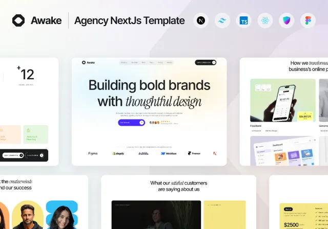 Awake - Agency Next.js SaaS Boilerplate and Landing Page for Business