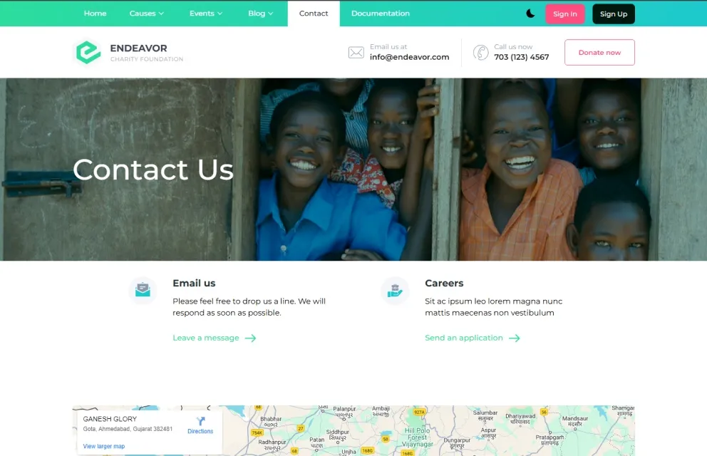 Contact Page