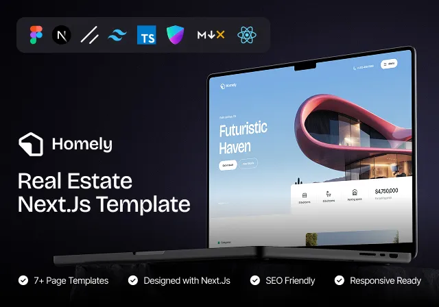 Homely - Real Estate Next.js Website Template