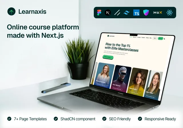 Learnaxis - Education Next.js Website Template