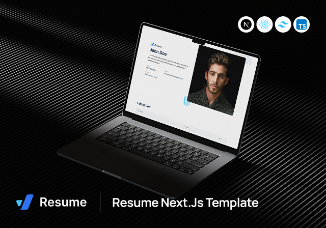 Resume Web Template for CV's, Bio Data