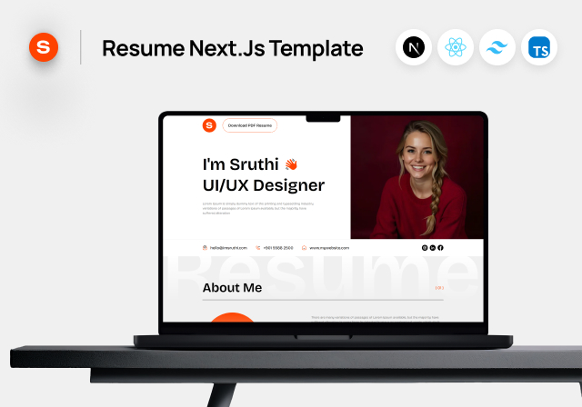 Resume NextJs Template