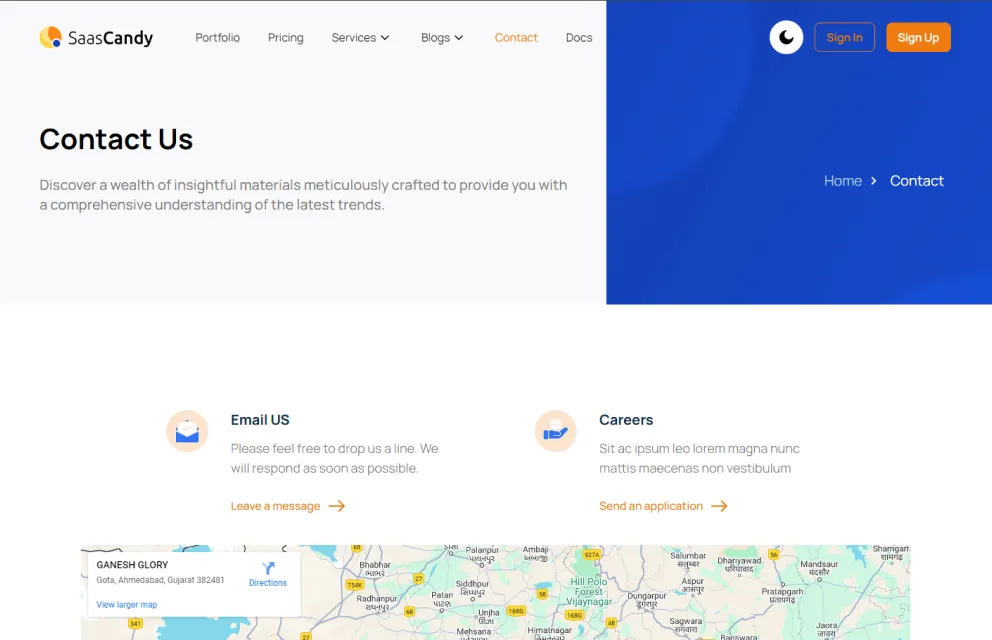 Contact Page