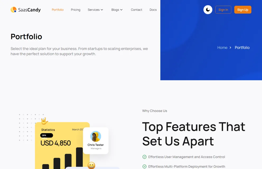 Portfolio Page