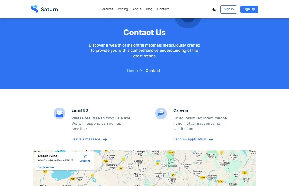 Contact Page