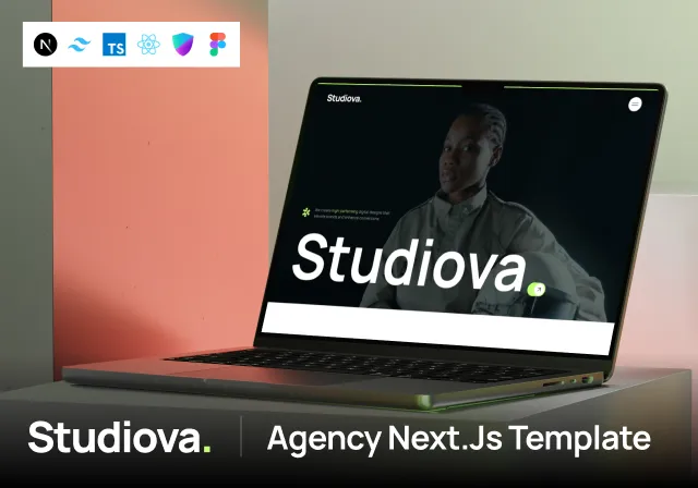 Studiova- Next.js App & Software Template and Starter Kit