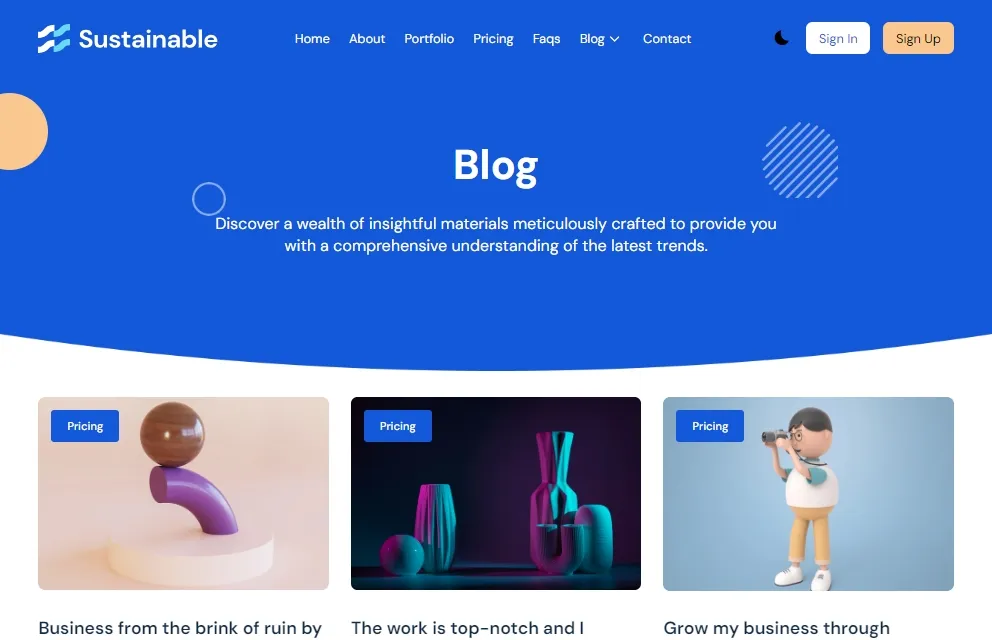 Blog Page