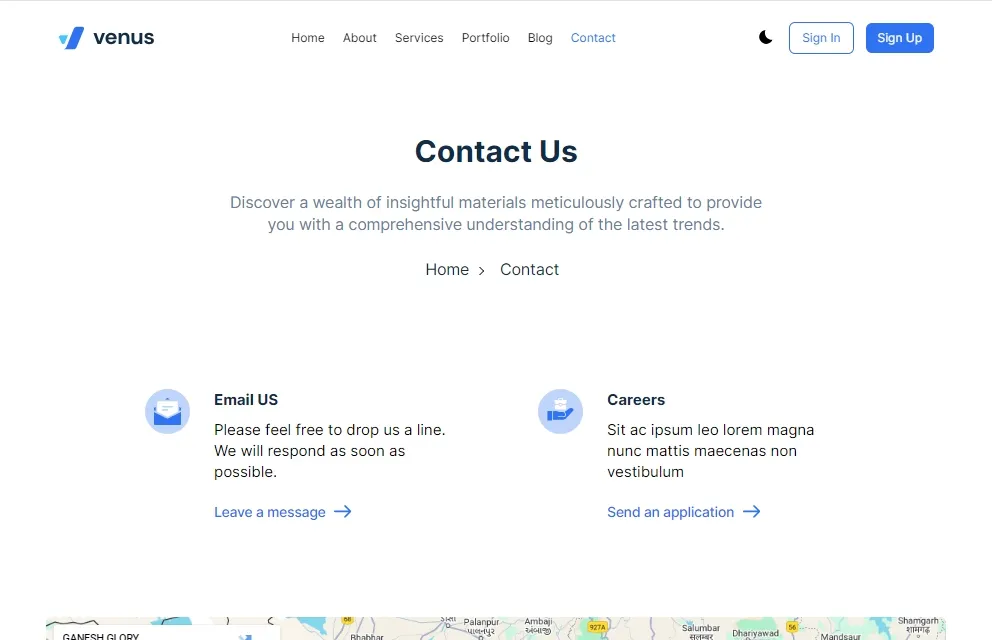 Contact Page